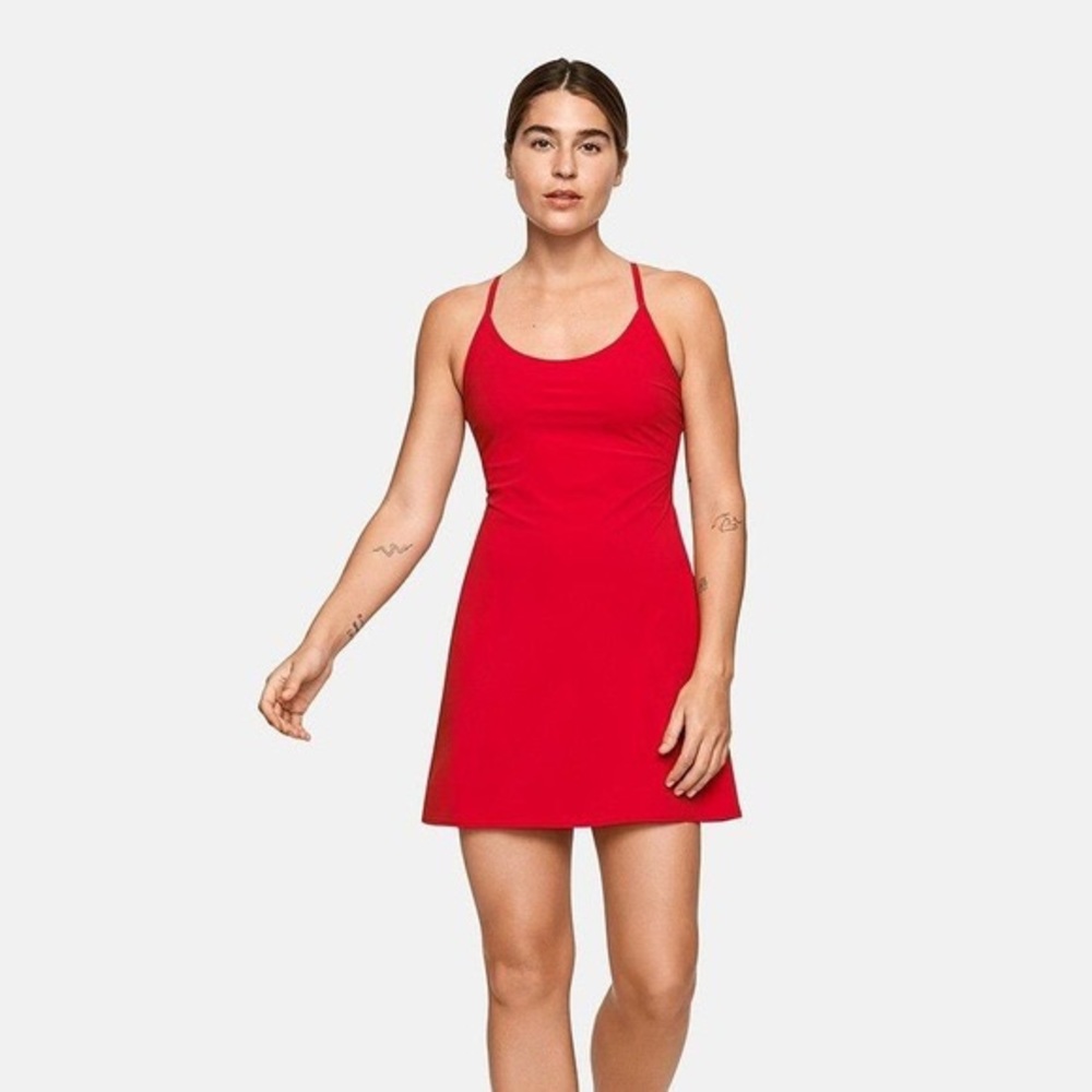 NWT Outdoor Voices RED Exercise Dress